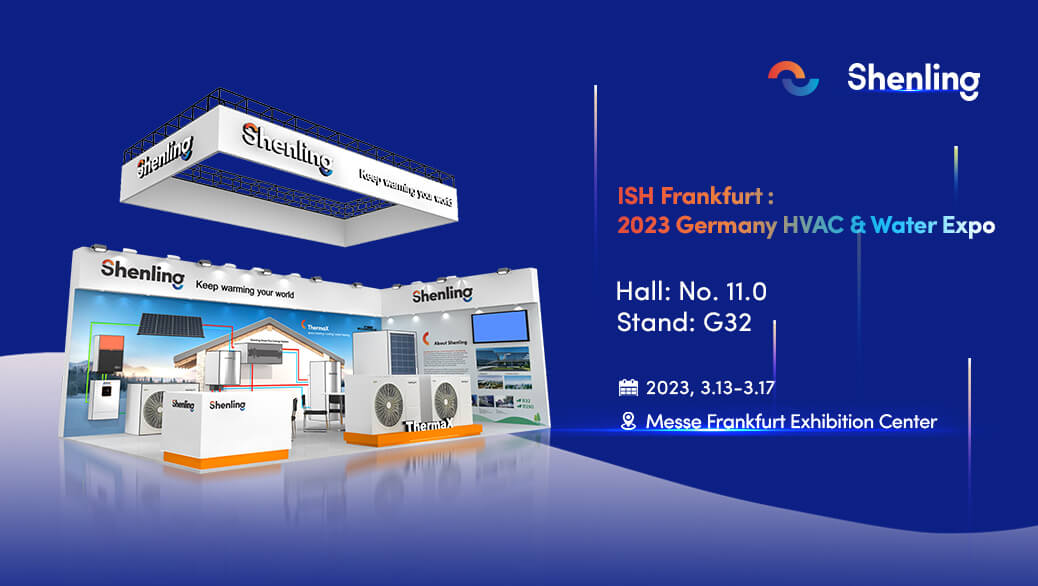 ISH expo AIR source heat pump