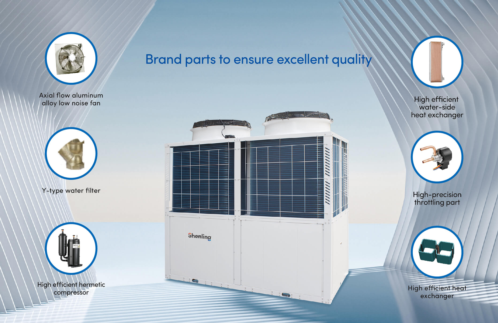 Polestar series commercial heat pump