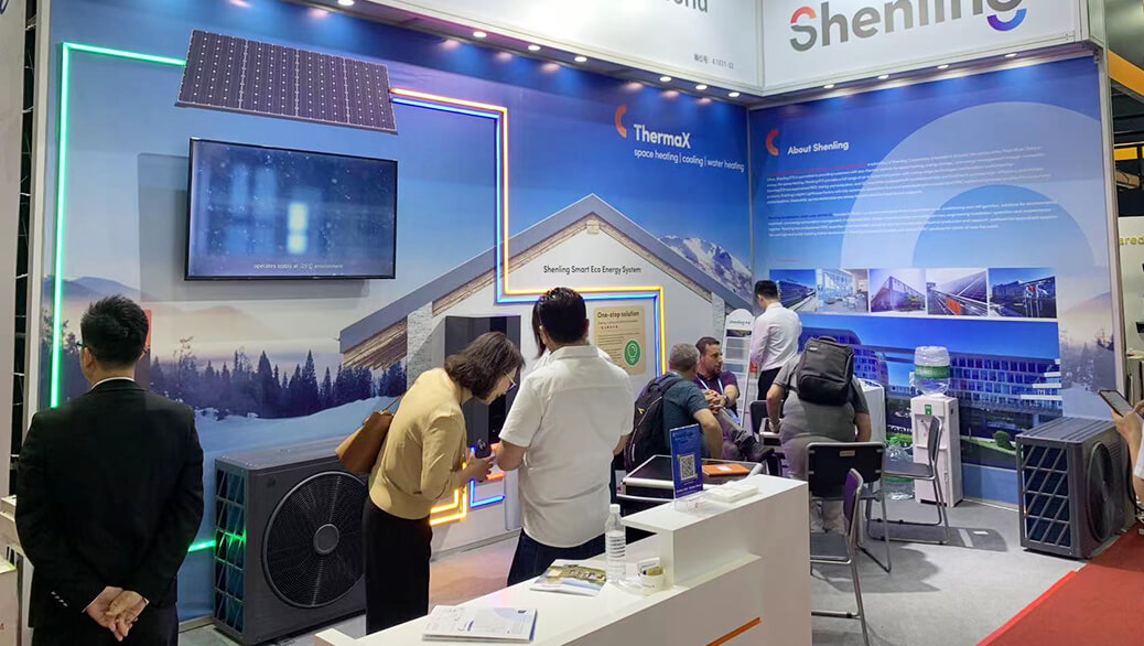 Shenling air source heat pump canton fair