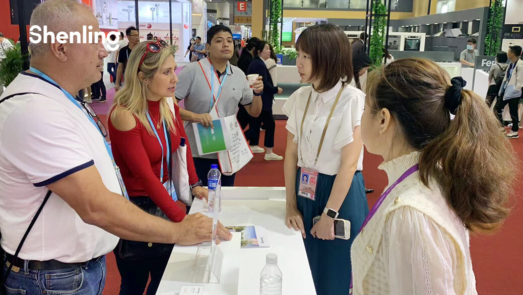 Shenling air source heat pump canton fair