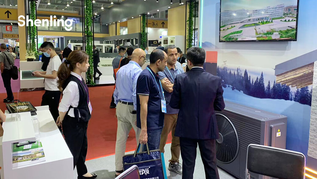 Shenling air source heat pump canton fair