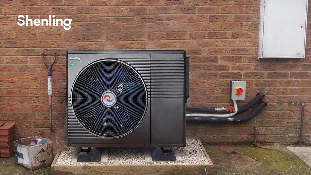 Air source heat pump installation