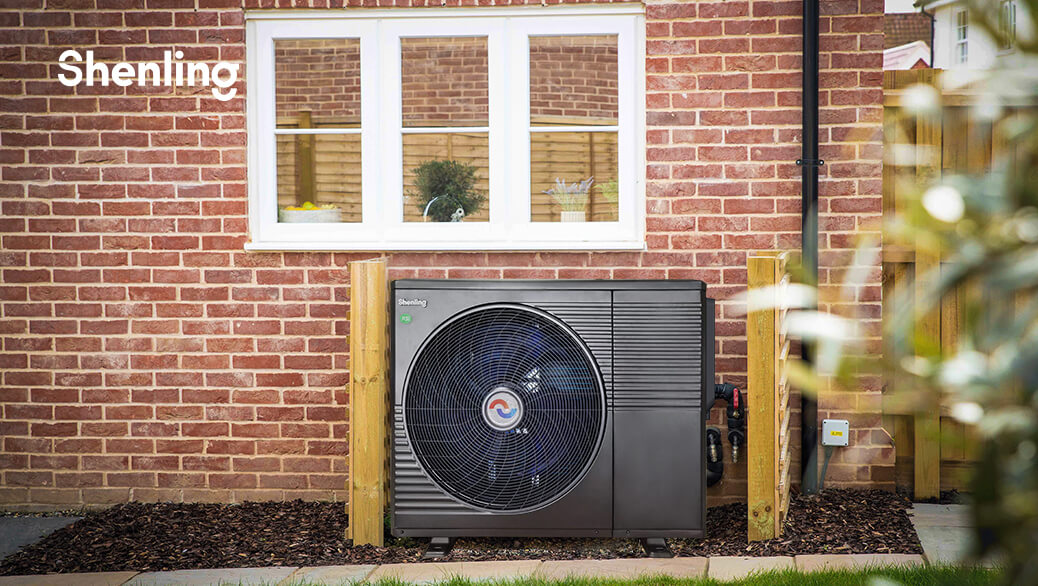 Air source heat pump installation