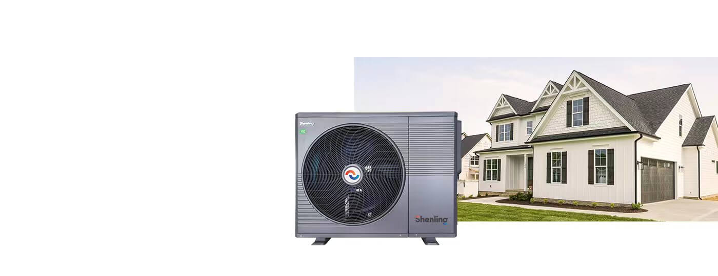 air source heat pump installation picture