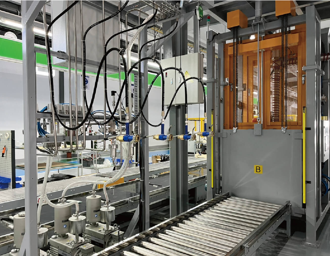 Production system technology heat pump production