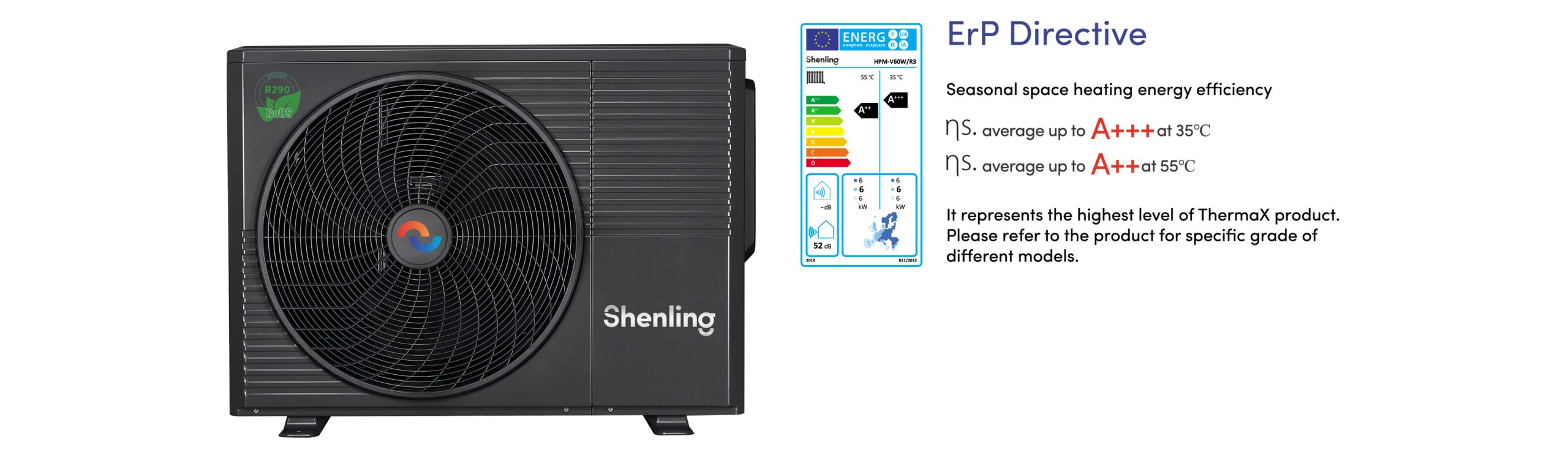 shenling energy efficient heat pump