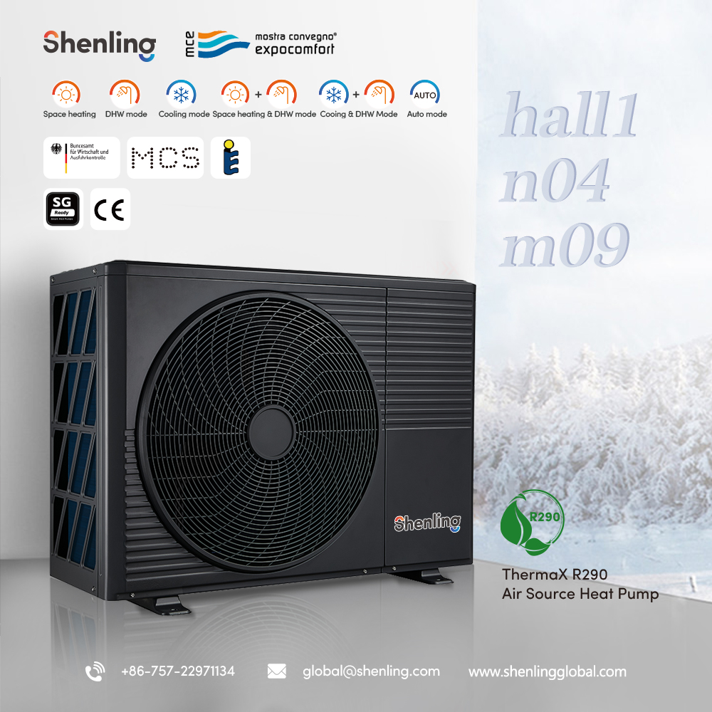 MCE Shenling R290 heat pump